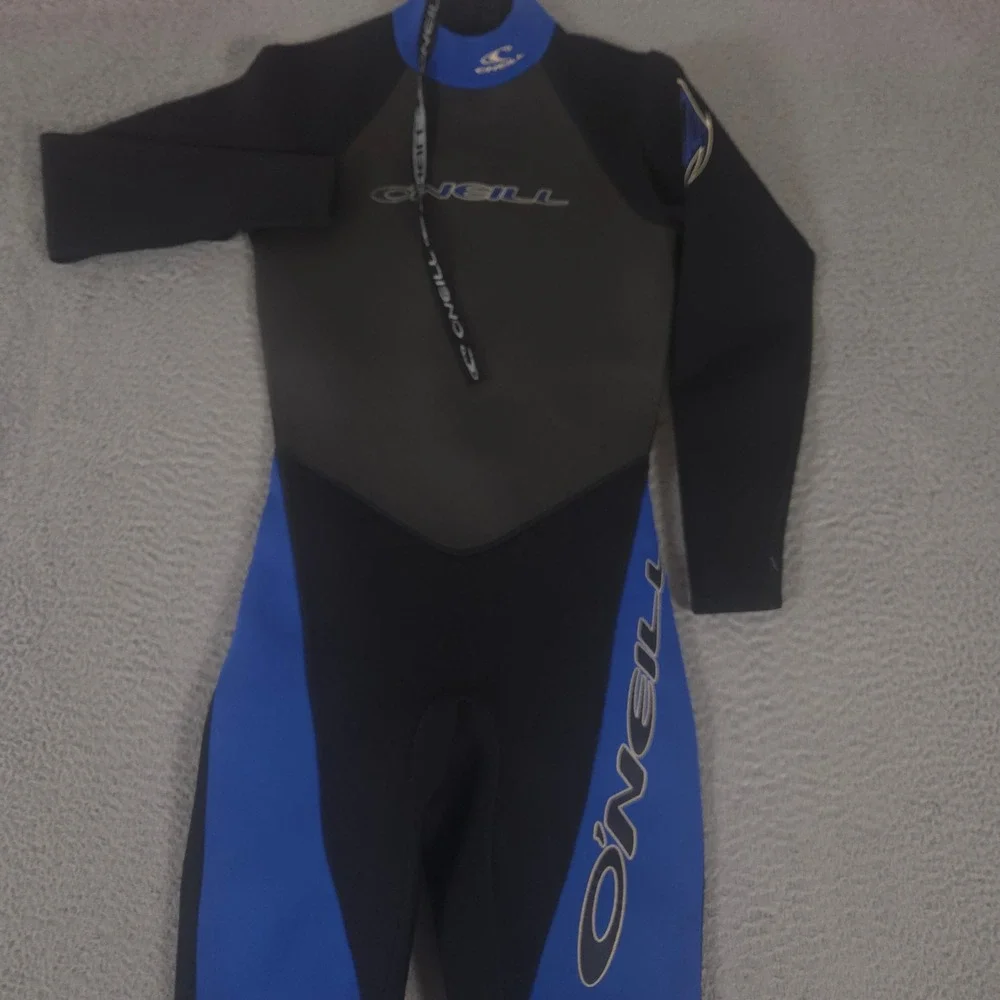 O'Neill Wetsuit Mens Medium Blue Black Neoprene Full Body 3/2mm 90s